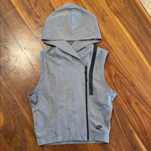 NIKE VEST WITH HOOD